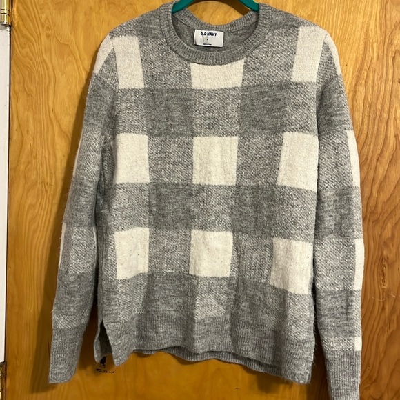 Soft patterned crewneck sweater - Picture 1 of 2